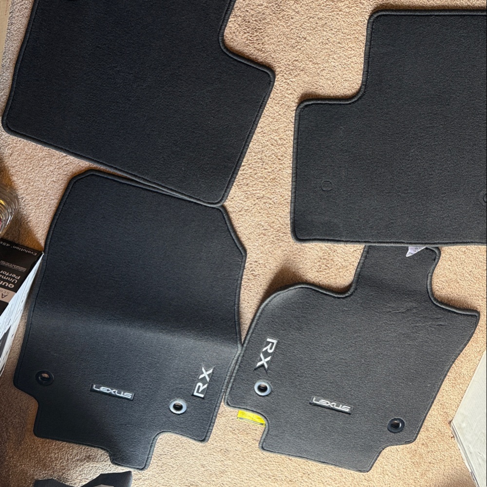 Lexus RX Black Car Floor Mats
